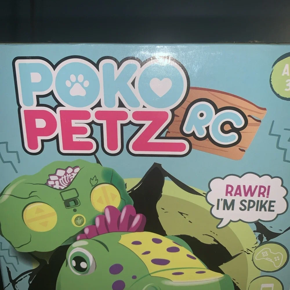 Poko Petz Remote Control Car for Toddlers Spike‎ Dinosaur 2.4GH Ages 3+ NIB